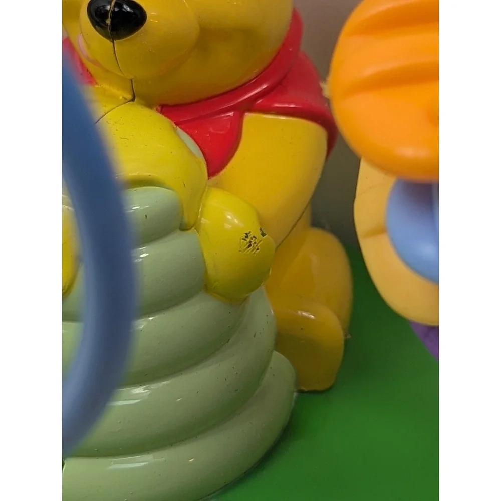 Disney Winnie Pooh Round Busy‎ Beehive Chaser Maze Baby Toy bee beads